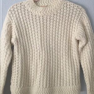 Cream chunky knit Rebecca Taylor sweater